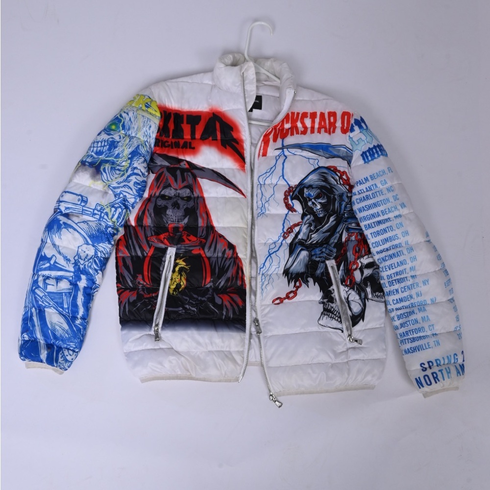 Graphic White Jacket